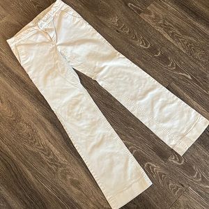 Banana Republic off white khakis